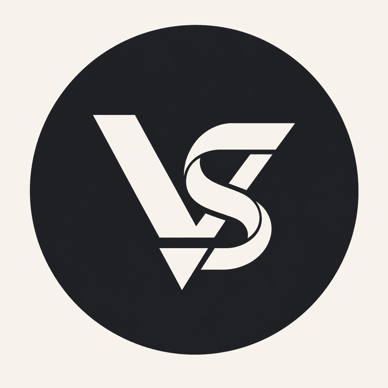 Monograma circular de Victor Silva